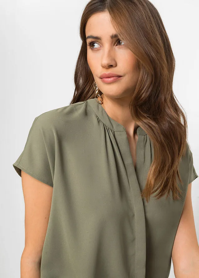 Olive Green Blouse