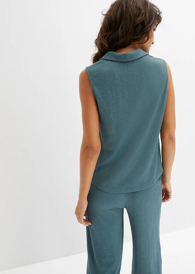 Olive green top