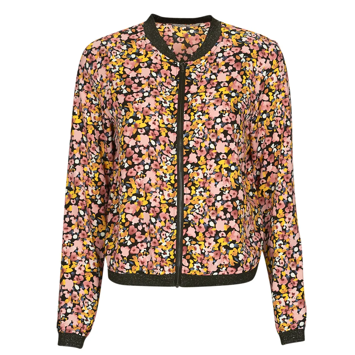 ONLY MUSTKNOW FASHION LONG SLEEVE LUREX BOMBER