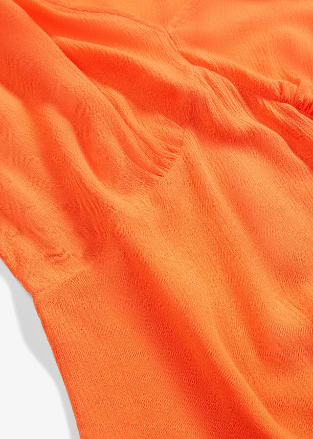 Orange warm blouse