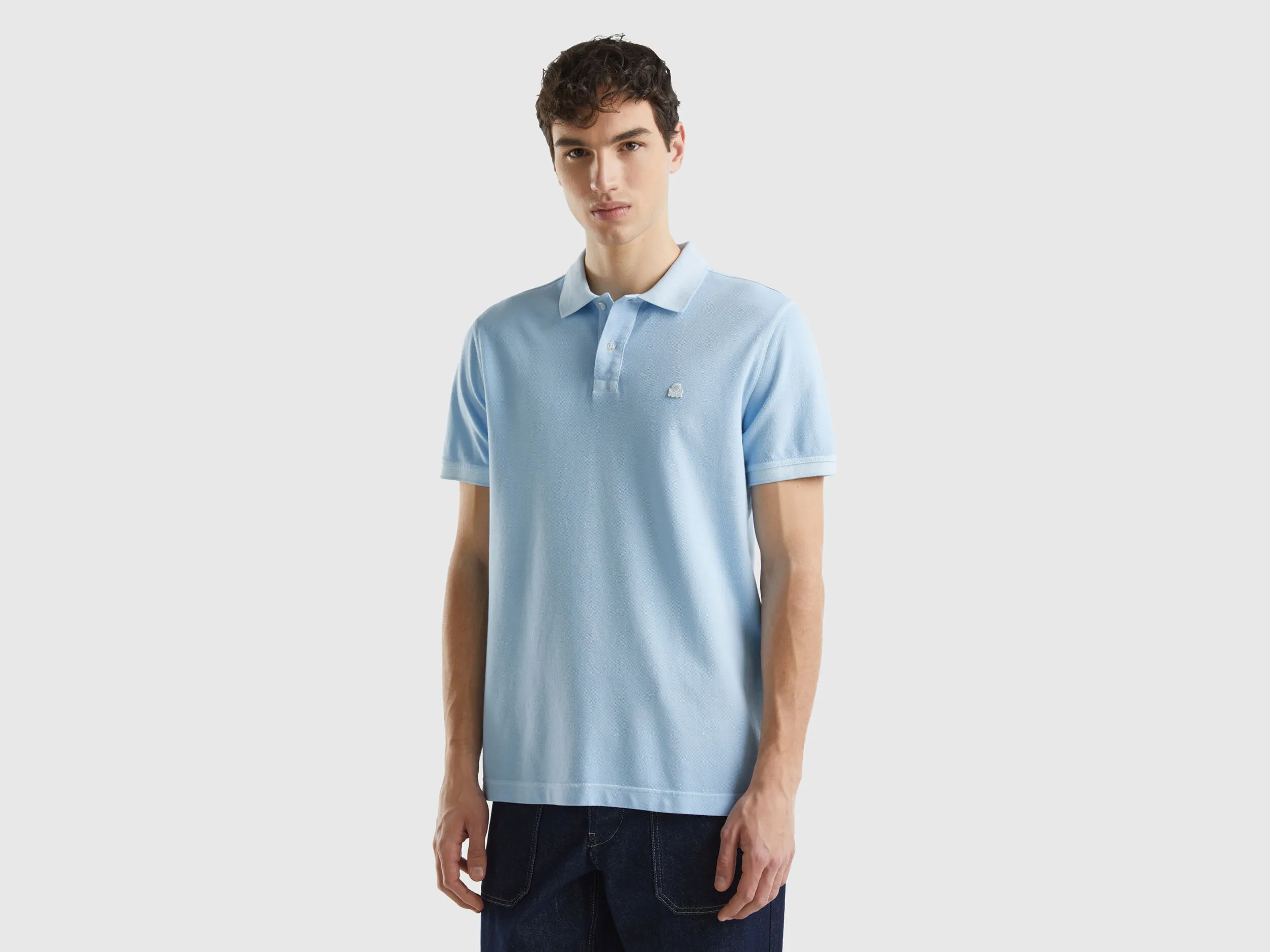 Organic cotton regular fit polo shirt.