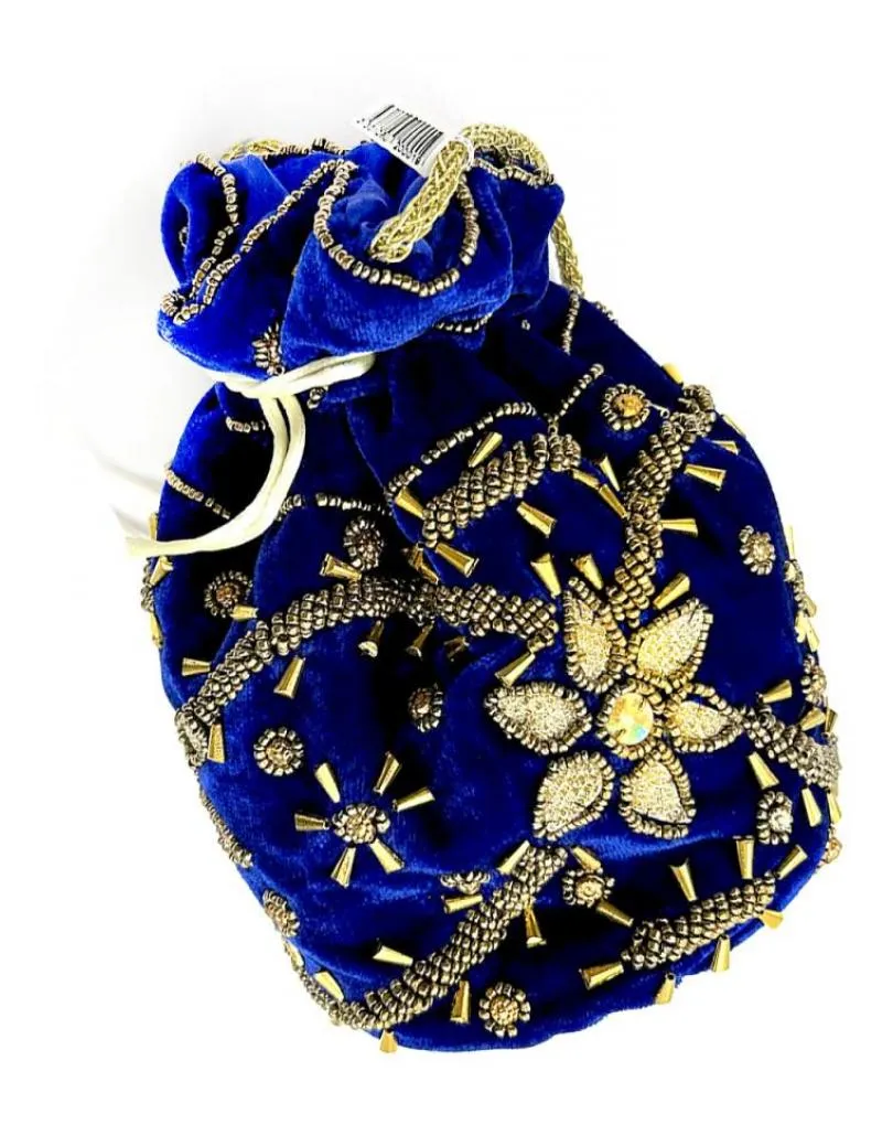 Original Party Bags in Navy Blue with Candy Jar Pearls.