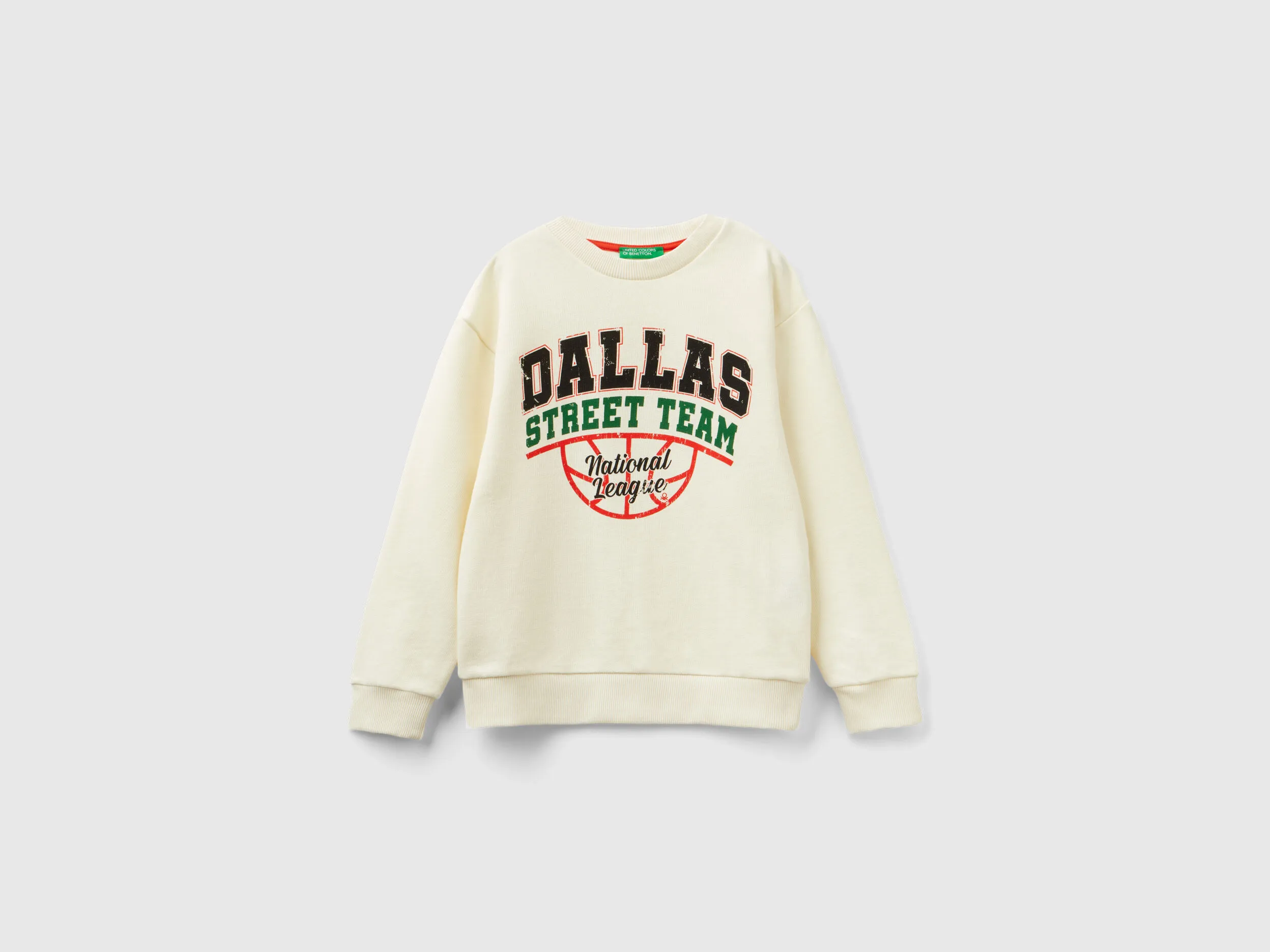 Oversized college style sweatshirt