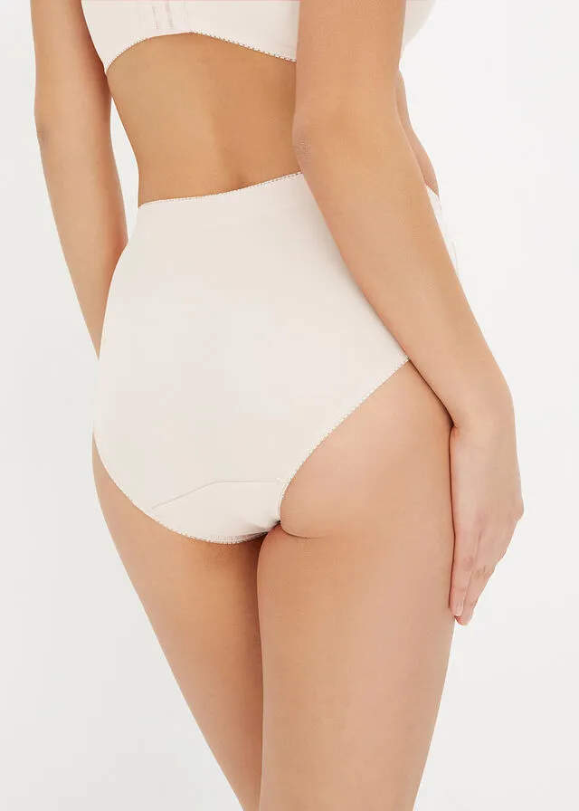 Pack de 2 bragas moldeadoras Champán/capuchino