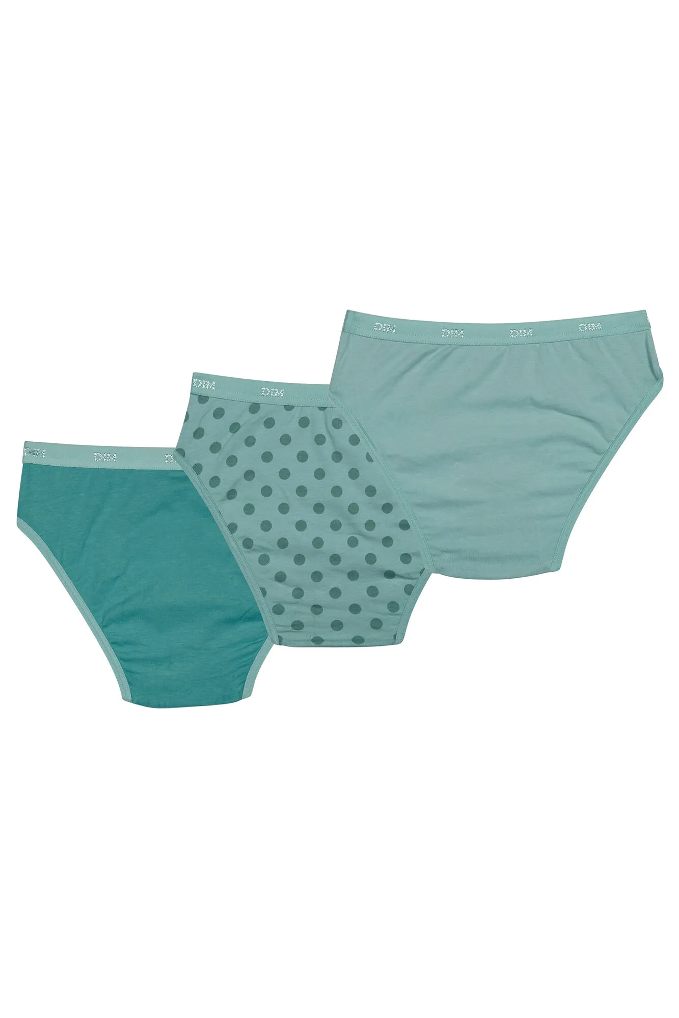 Pack de 3 bragas de niña estampadas con cintura elástica