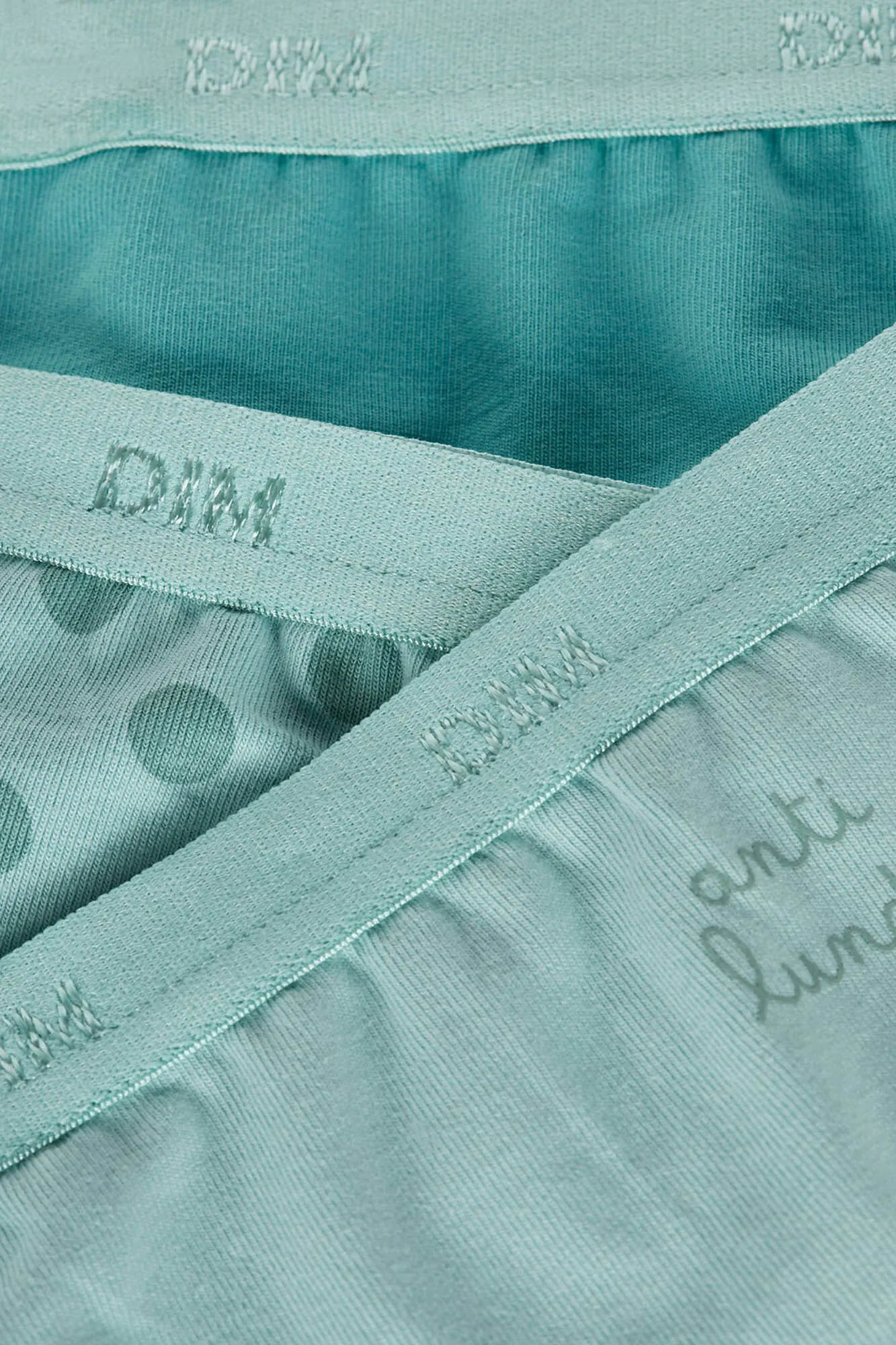 Pack de 3 bragas de niña estampadas con cintura elástica