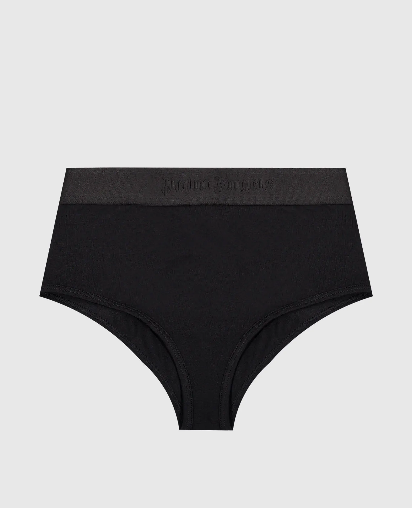 Black Logo Pattern Panties by Palm Angels