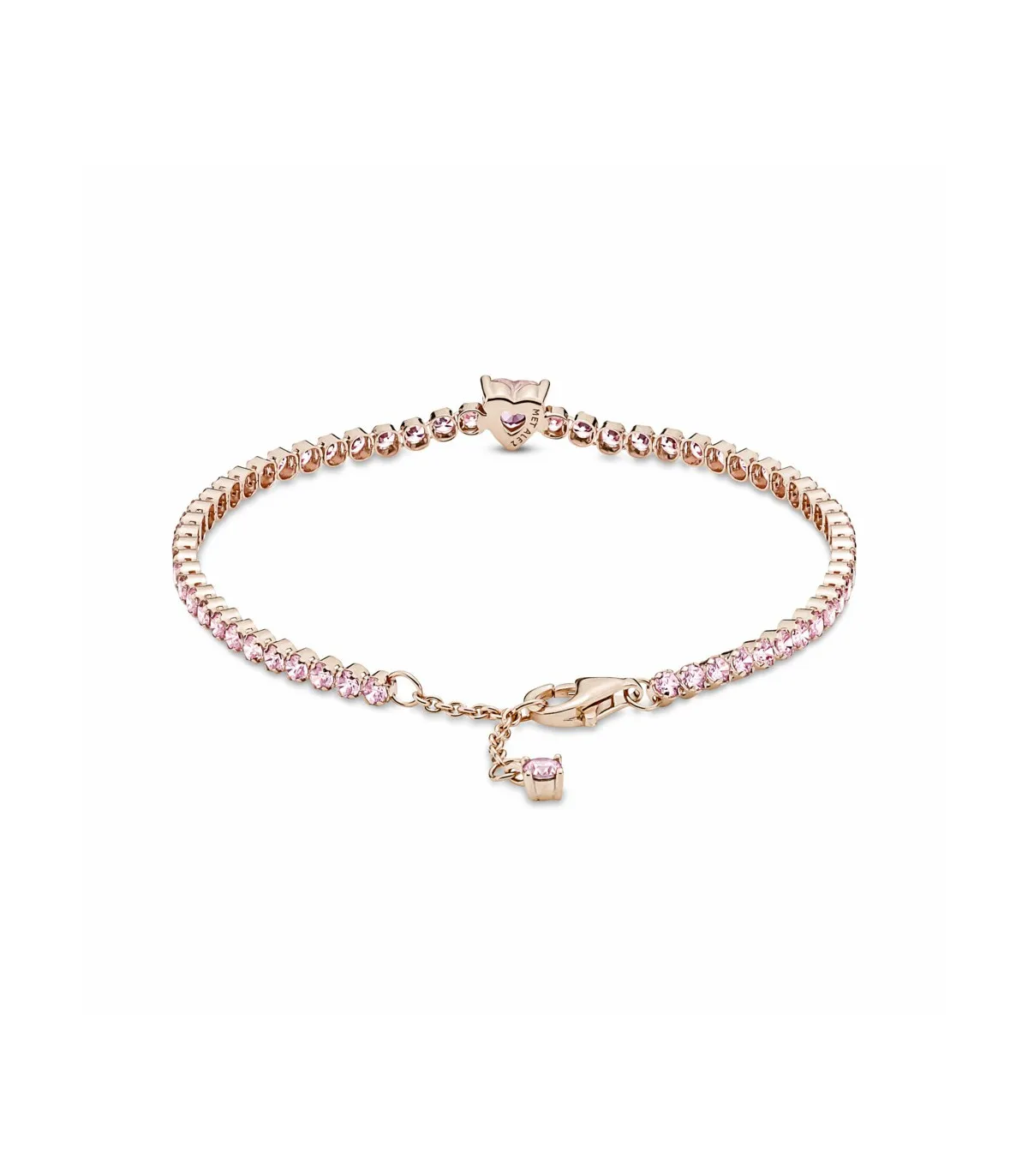 PANDORA ROSE HEART BRACELET WITH SHIMMERING STONE  580041C01
