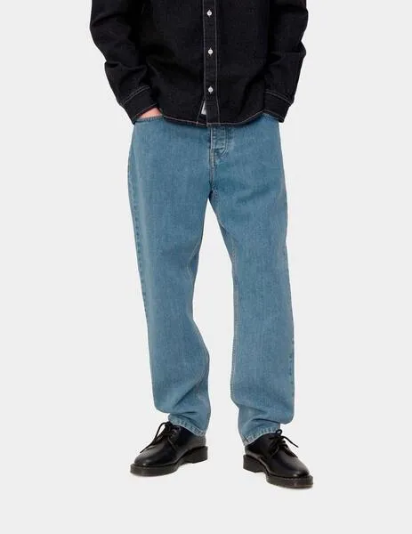 PANTALóN CARHARTT NEWEL  BLUE STONE BLEACHED