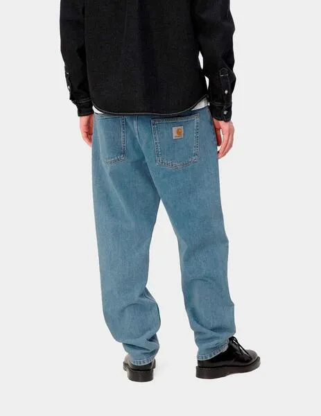 PANTALóN CARHARTT NEWEL  BLUE STONE BLEACHED