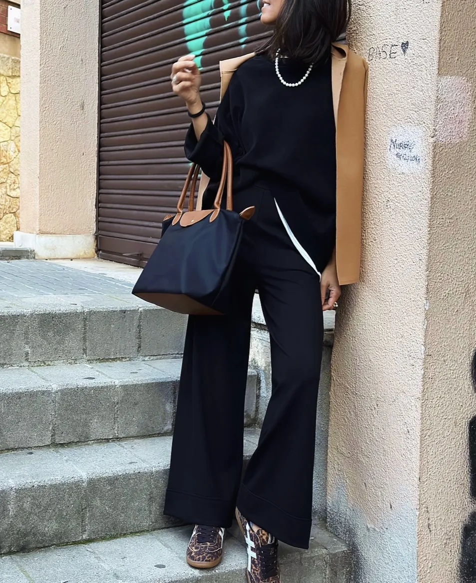 Pantalón Cropped Negro