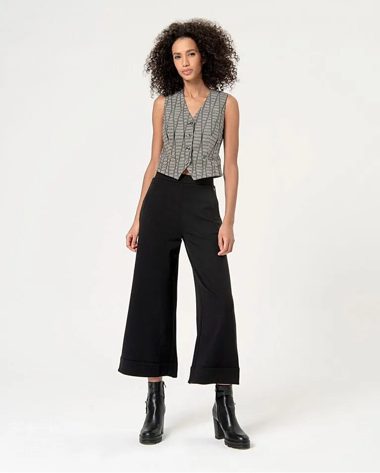 Pantalón Cropped Negro