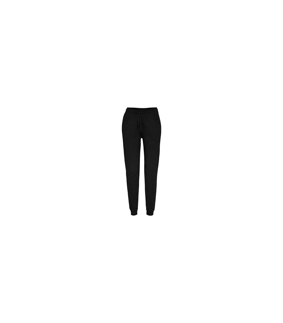 Pantalón Roly Adelpho Algodón Puño Negro Mujer