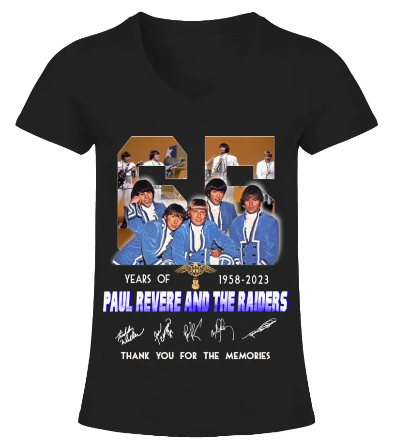 PAUL REVERE & THE RAIDERS 65 YEARS TSHIRT