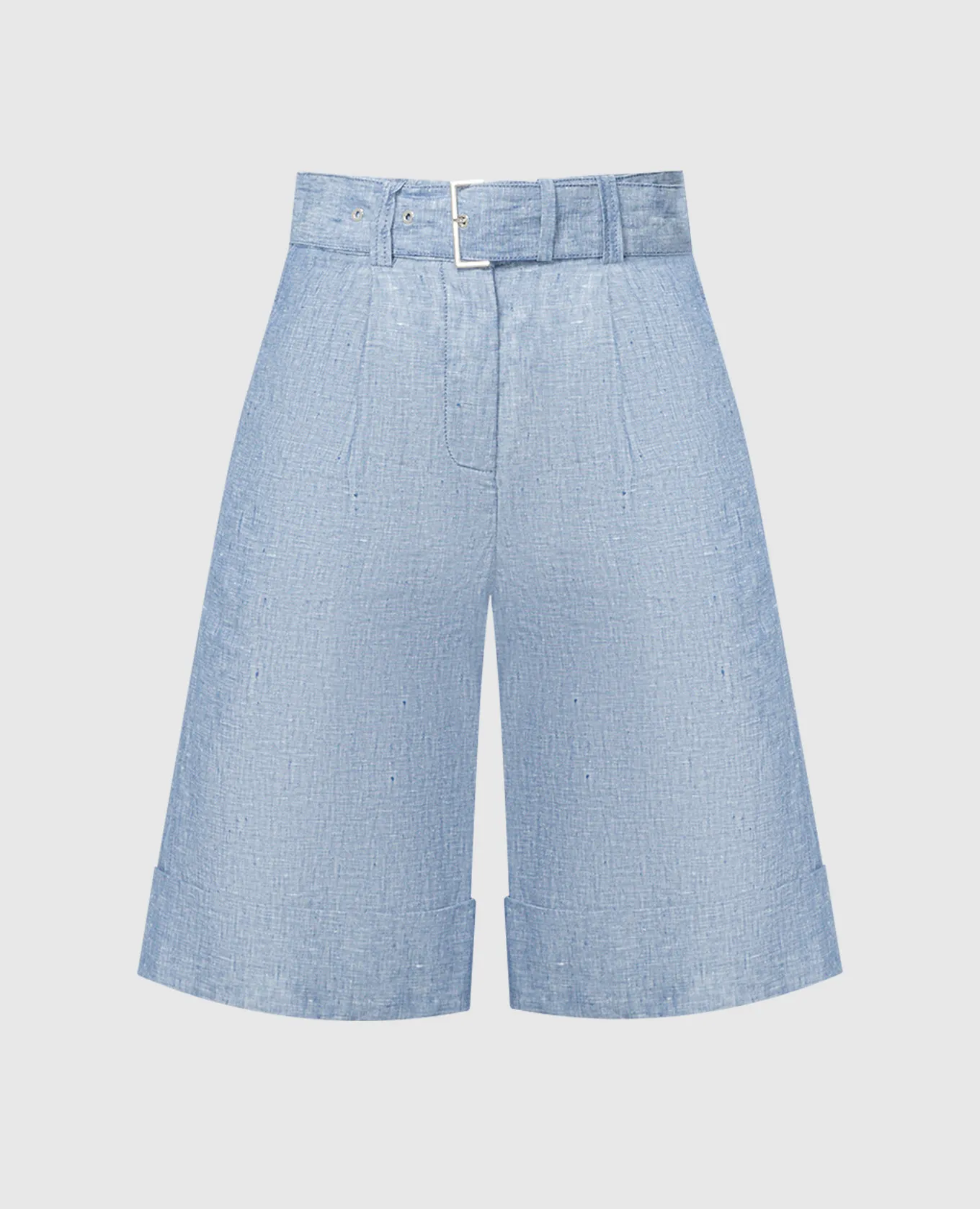 Peserico Blue Linen Shorts