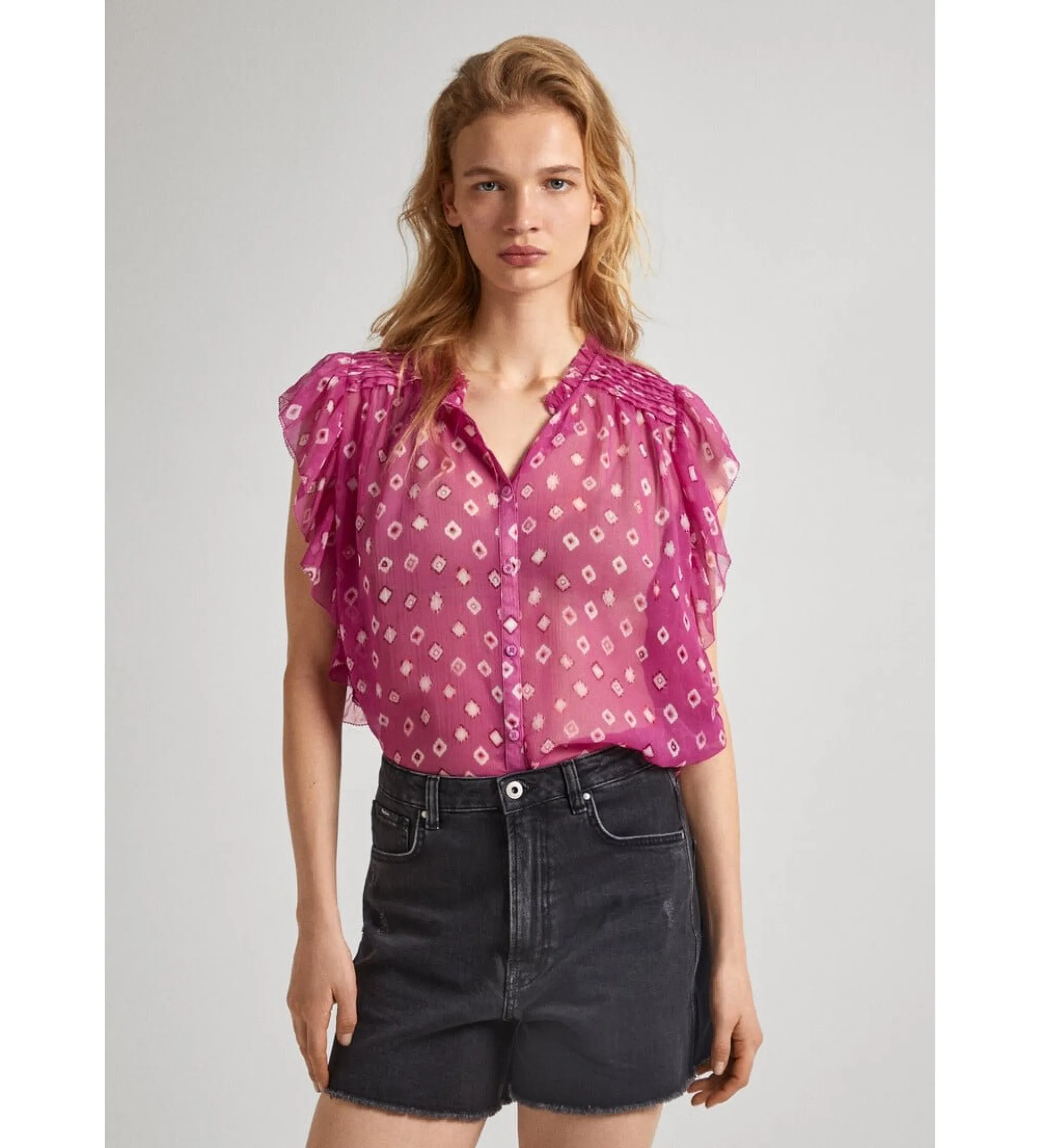 Pink Marley blouse.