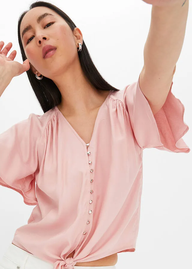 Pink vintage blouse