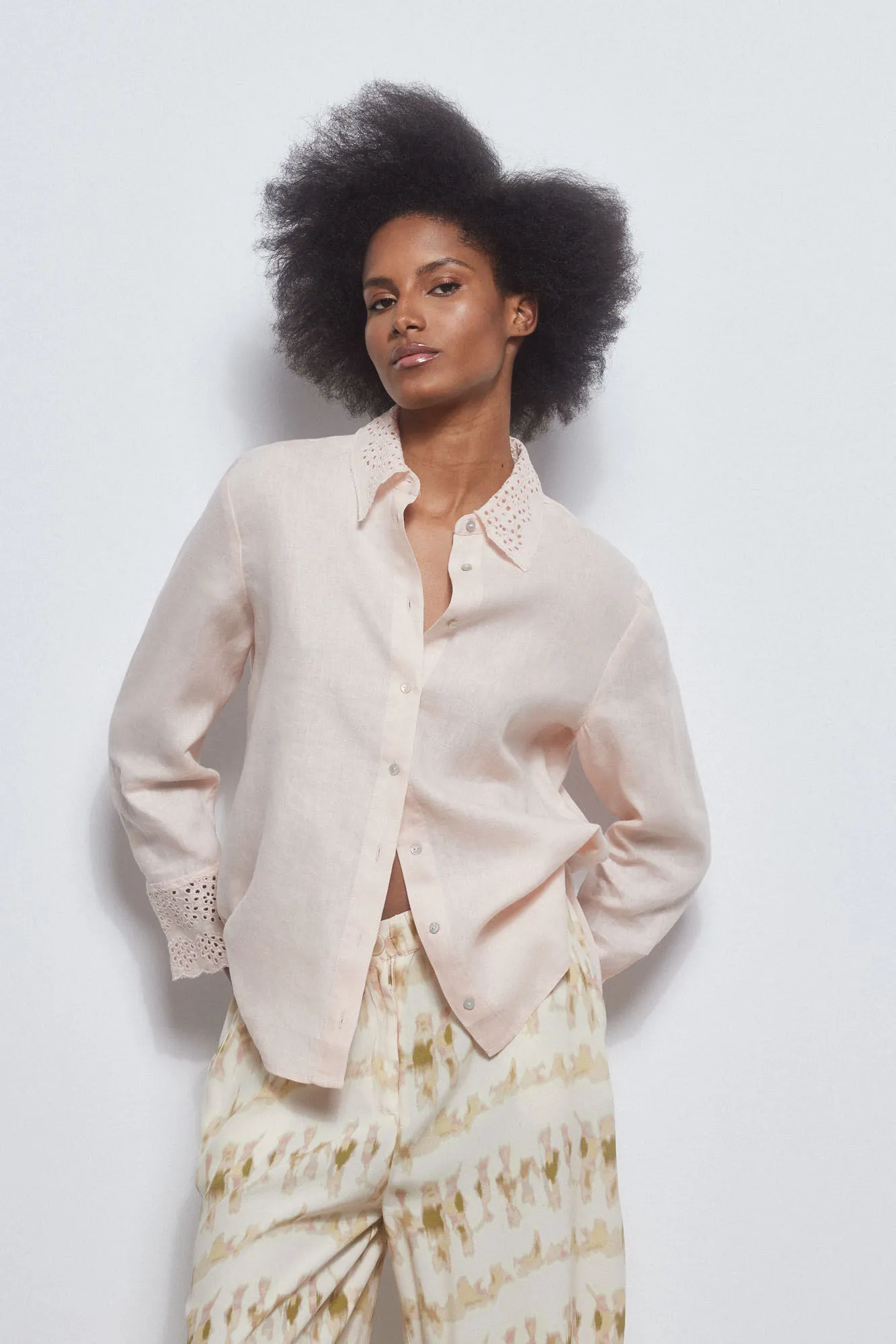 PLUSSIZE LINEN BLOUSE