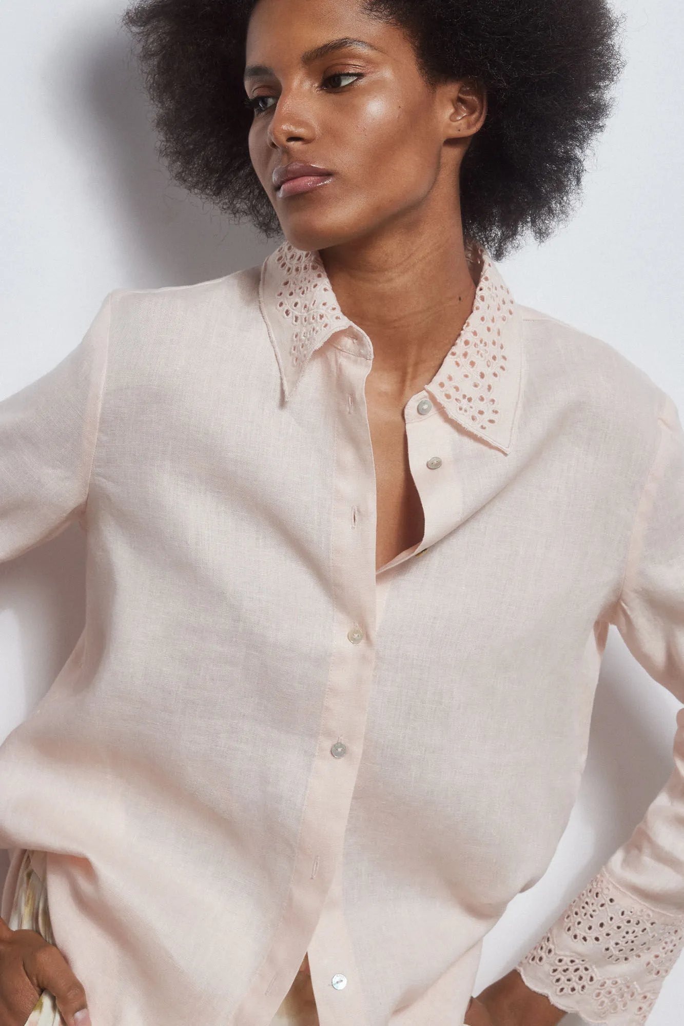 PLUSSIZE LINEN BLOUSE