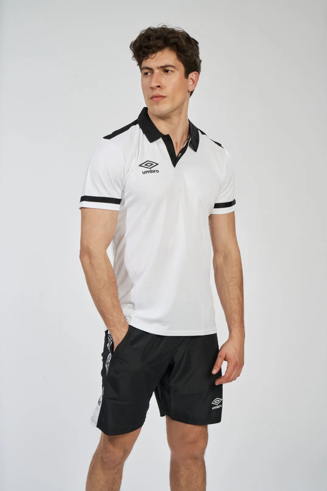 POLO UMBRO MANYARA WHITE BLACK  ONLINE SHOPPING  BEST PRICE  BUY NOW