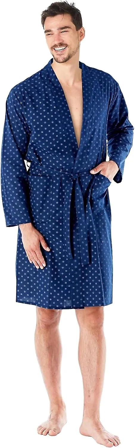 PREMIUM QUALITY KIMONO LOUNGE ROBE  DIAMOND PATTERN DESIGN