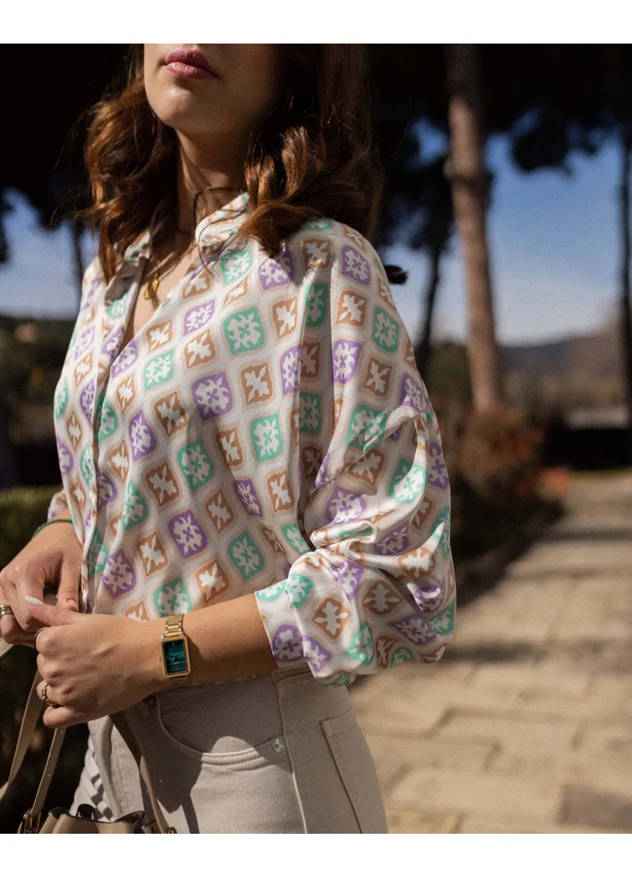 Printed Blouse Lala.