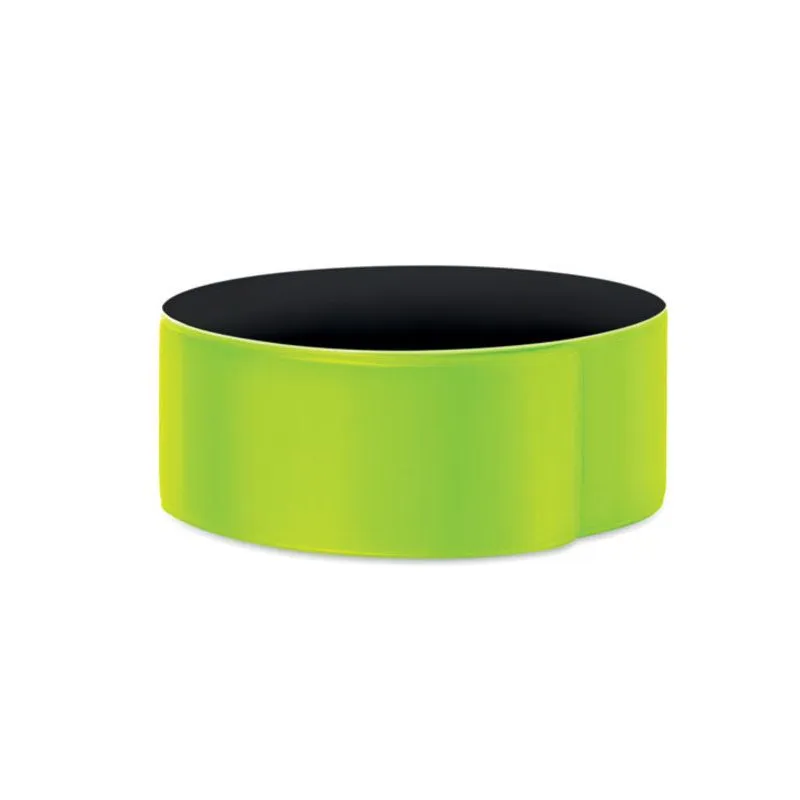 PROMOTIONAL FOLDABLE REFLECTIVE WRISTBAND ROLLUP
