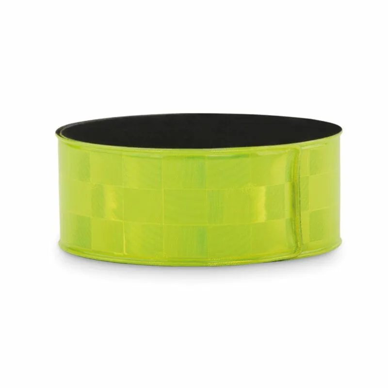 PROMOTIONAL FOLDABLE REFLECTIVE WRISTBAND ROLLUP