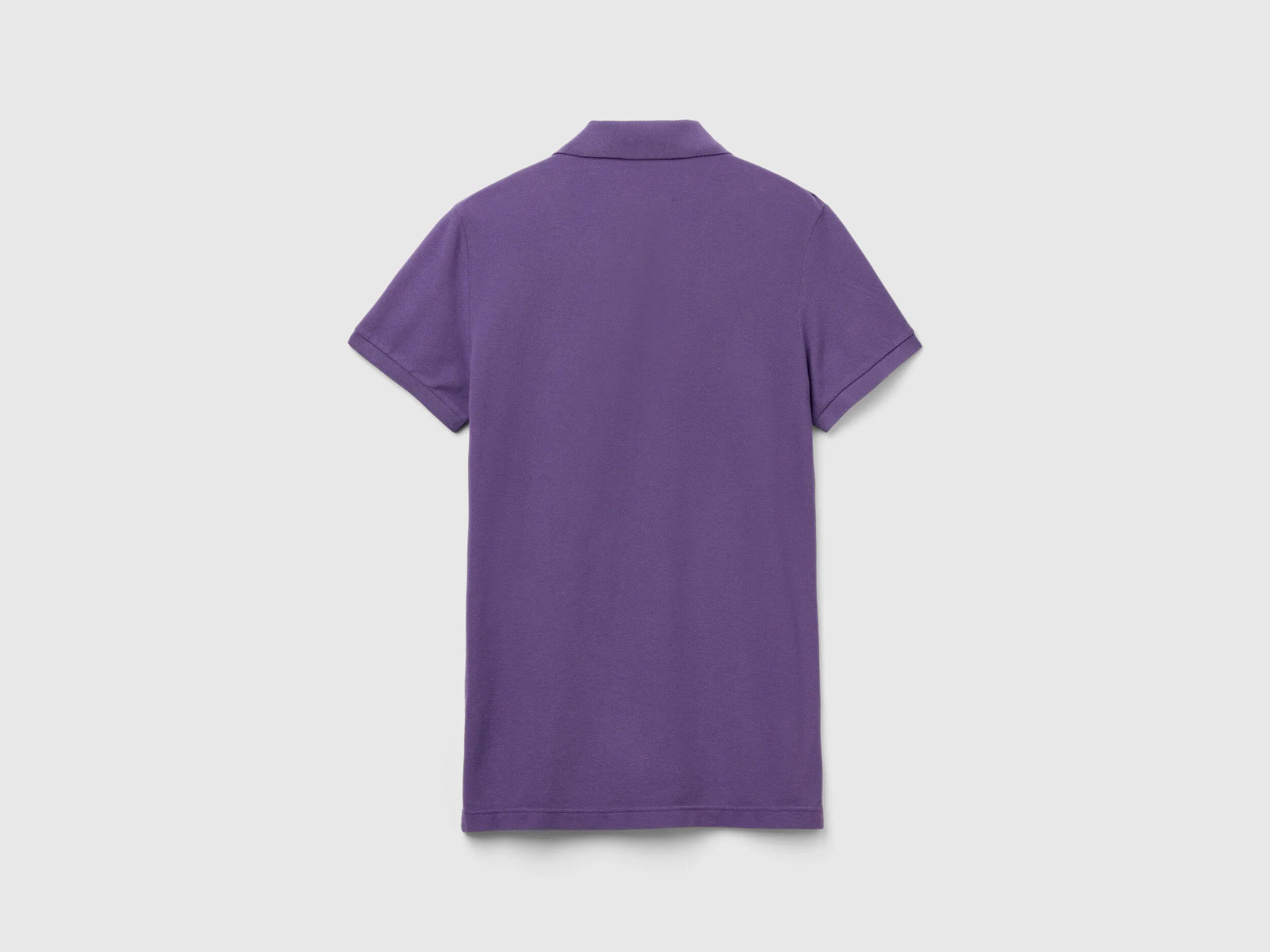 Purple slim fit polo
