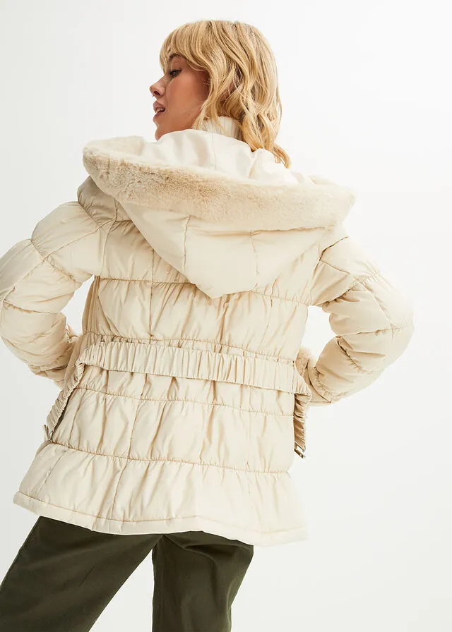 Quilted Cream Jacket