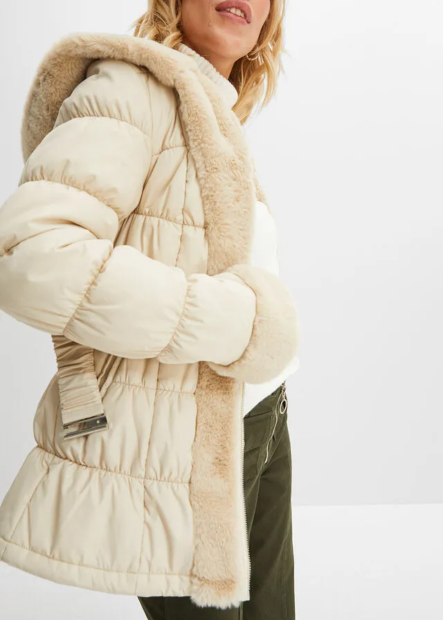 Quilted Cream Jacket