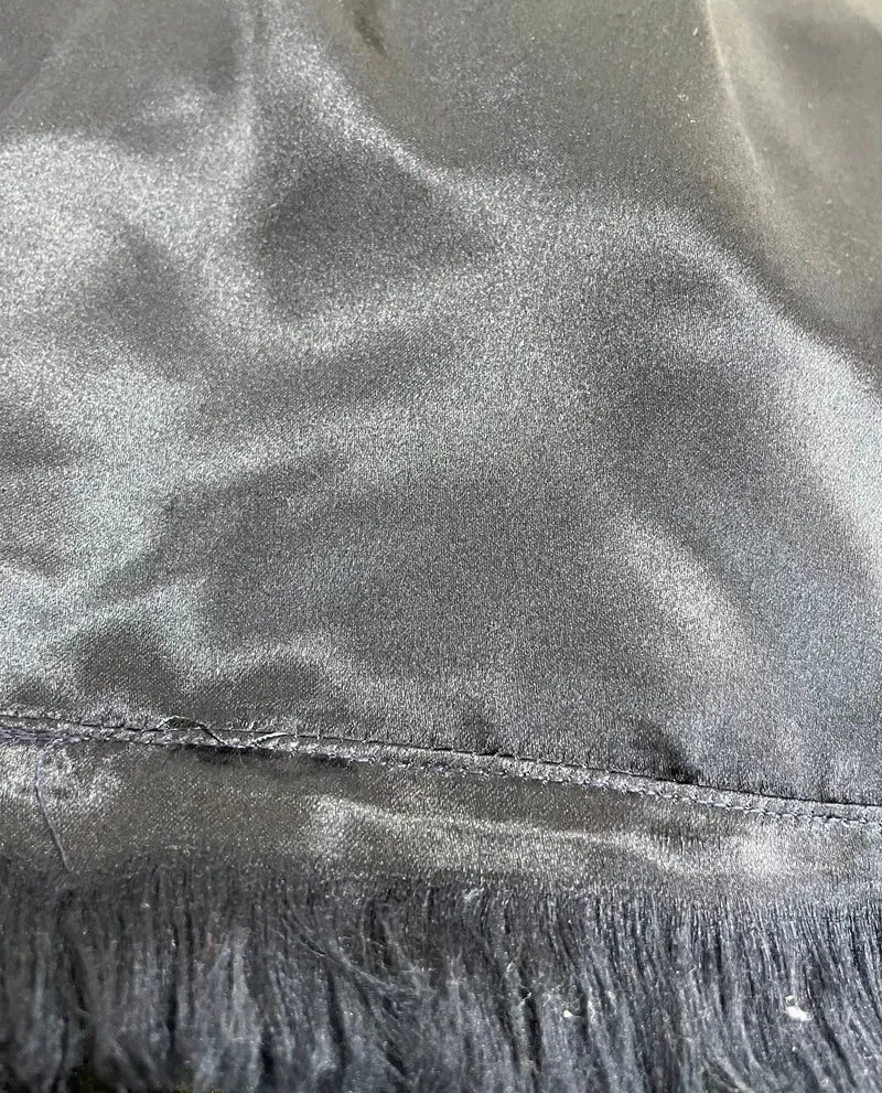 Blue Silk Pants by QÜINA