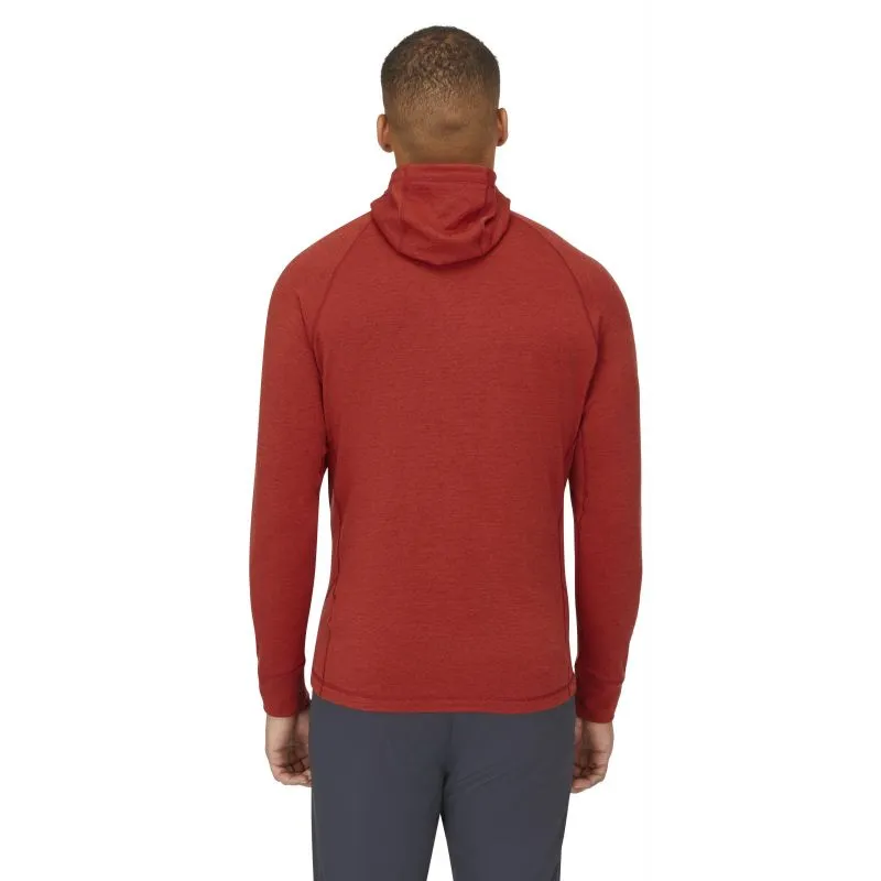 RAB NEXUS MEN'S ZIP SWEATSHIRT  TUSCAN RED