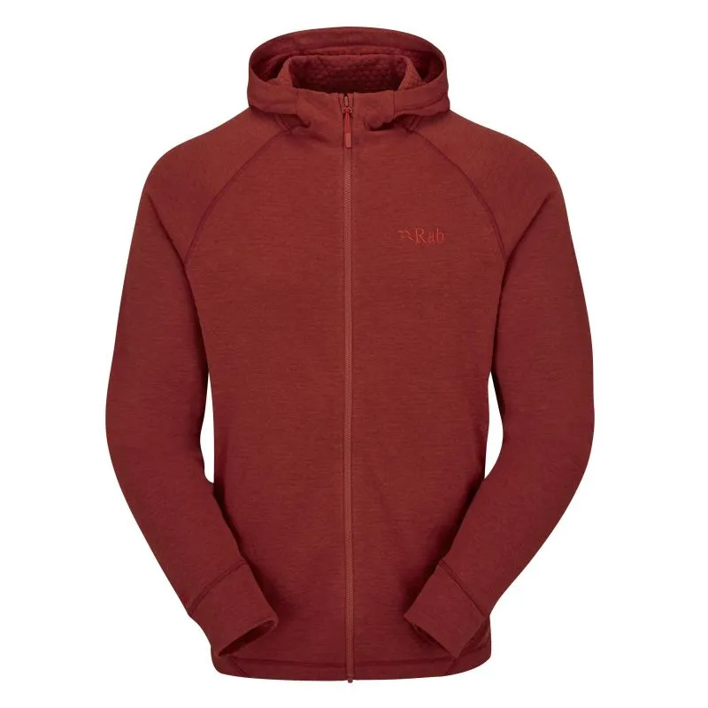 RAB NEXUS MEN'S ZIP SWEATSHIRT  TUSCAN RED
