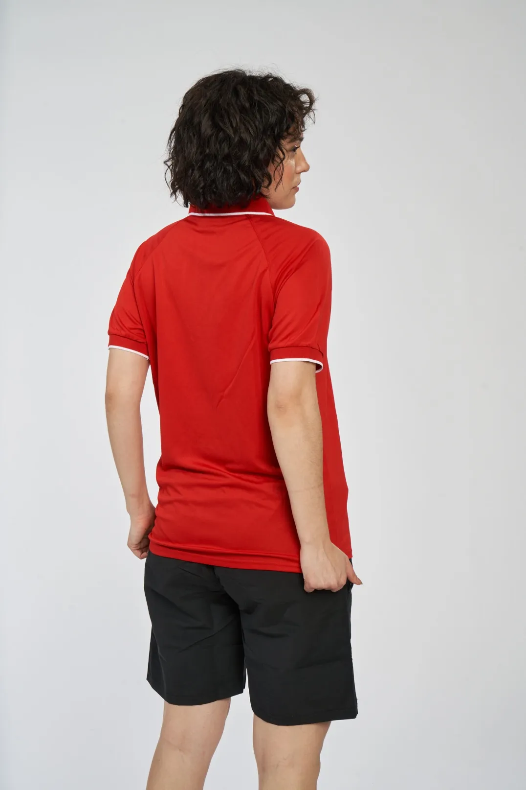 Red Umbro Polo