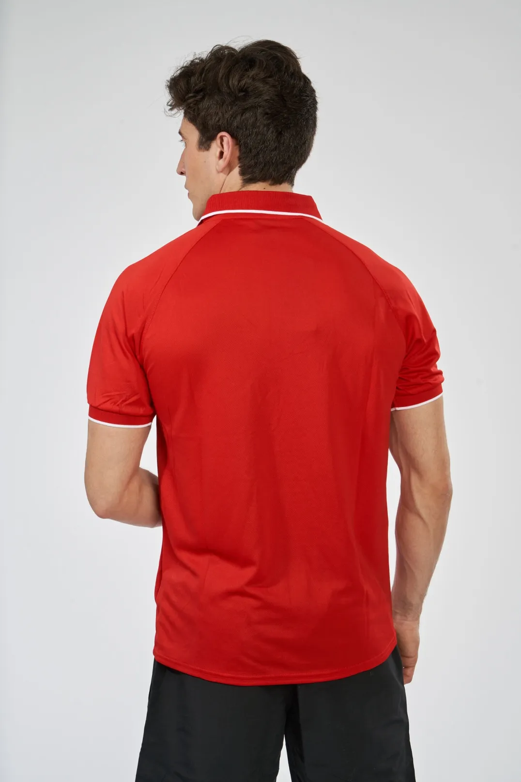 Red Umbro Polo
