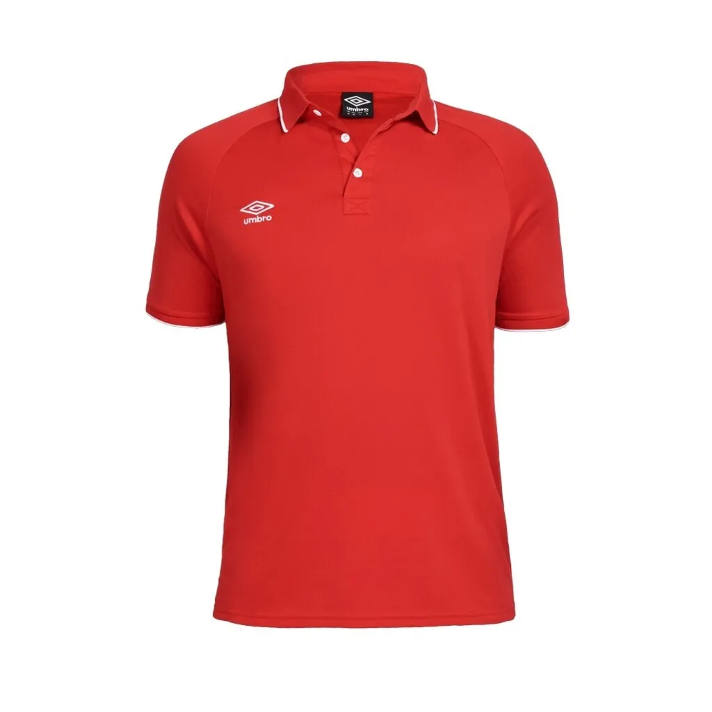 Red Umbro Polo