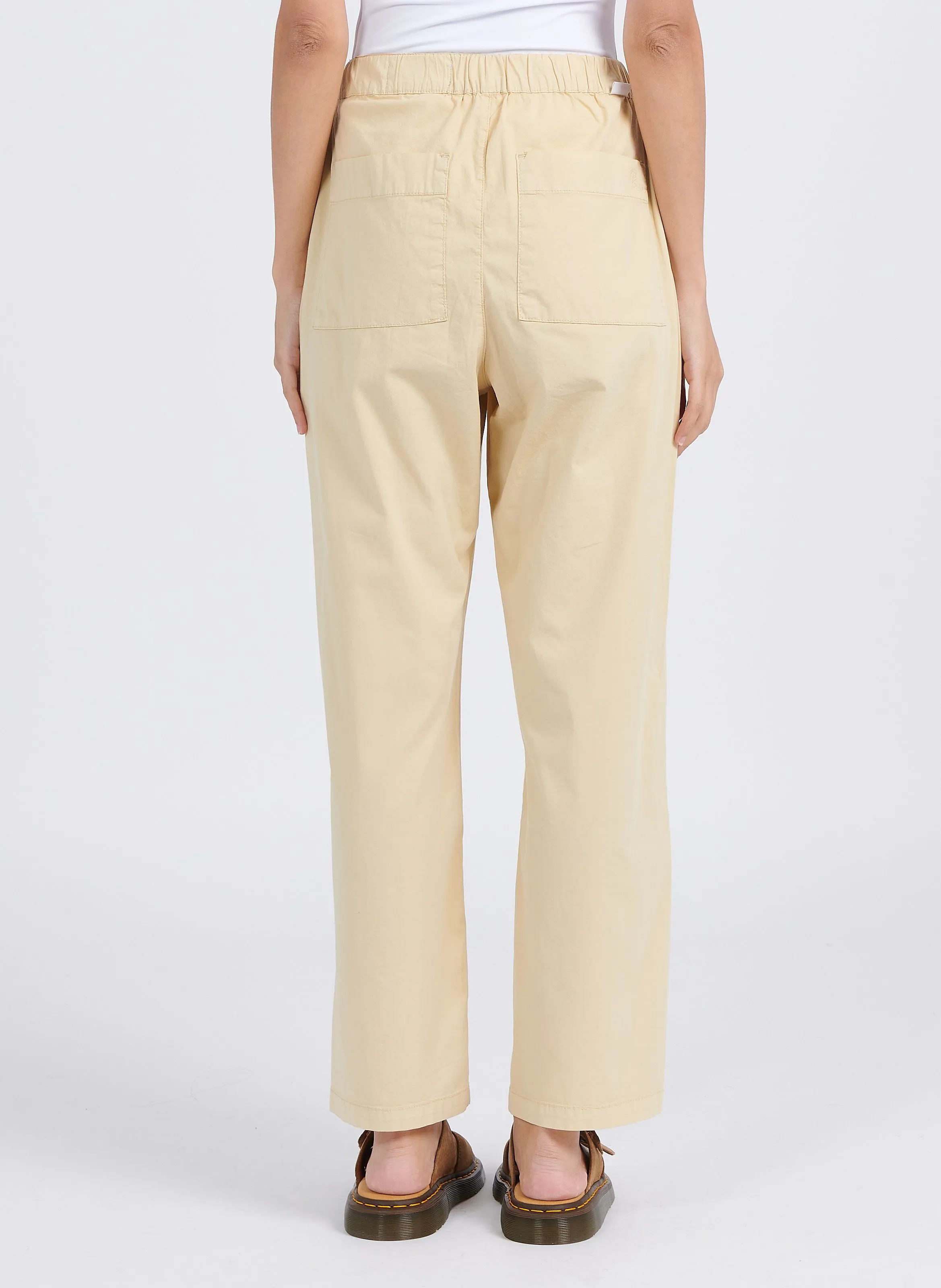 REIKO CAPRI  PANTALóN PARACAíDAS DE MEZCLA DE ALGODóN EN BEIGE