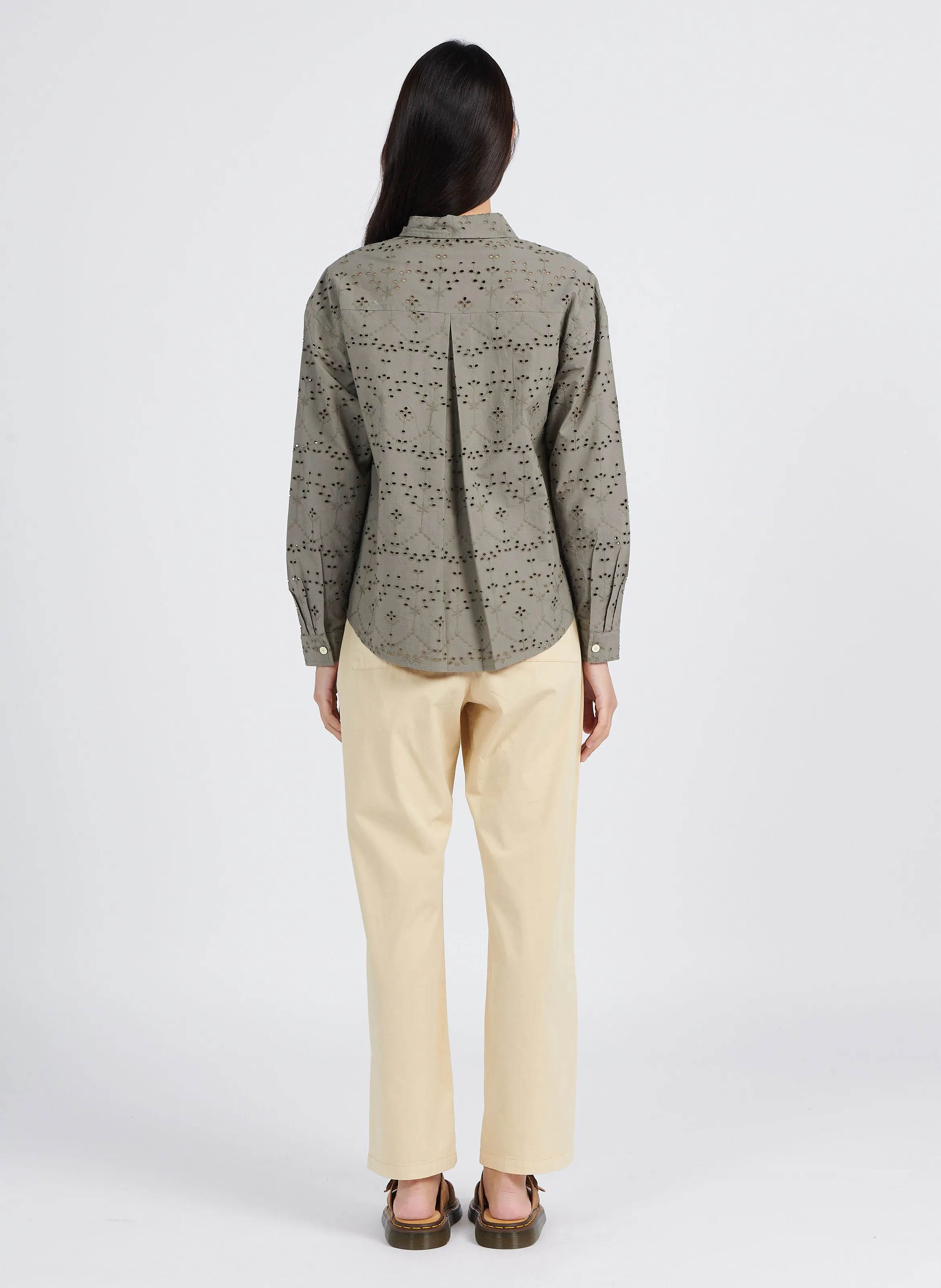 REIKO CAPRI  PANTALóN PARACAíDAS DE MEZCLA DE ALGODóN EN BEIGE