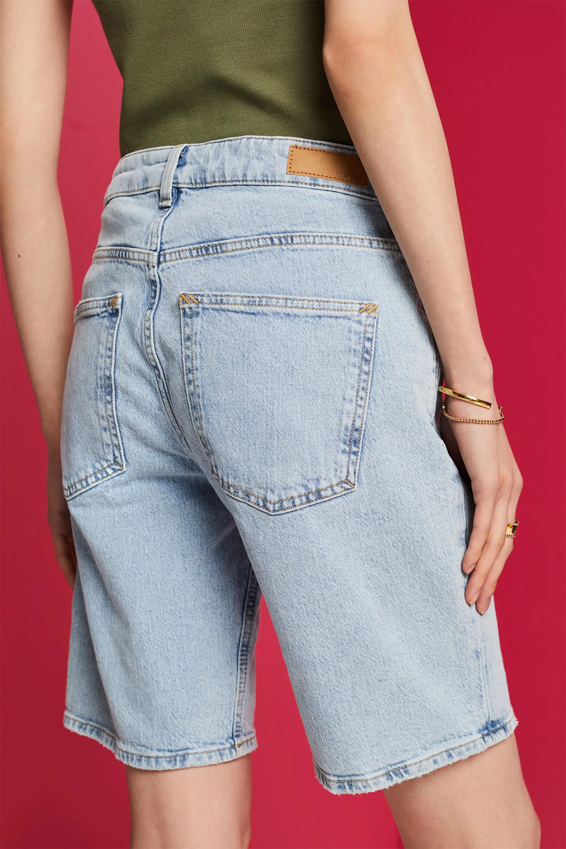 RETROSTYLE SHORT DENIM BERMUDA SHORTS