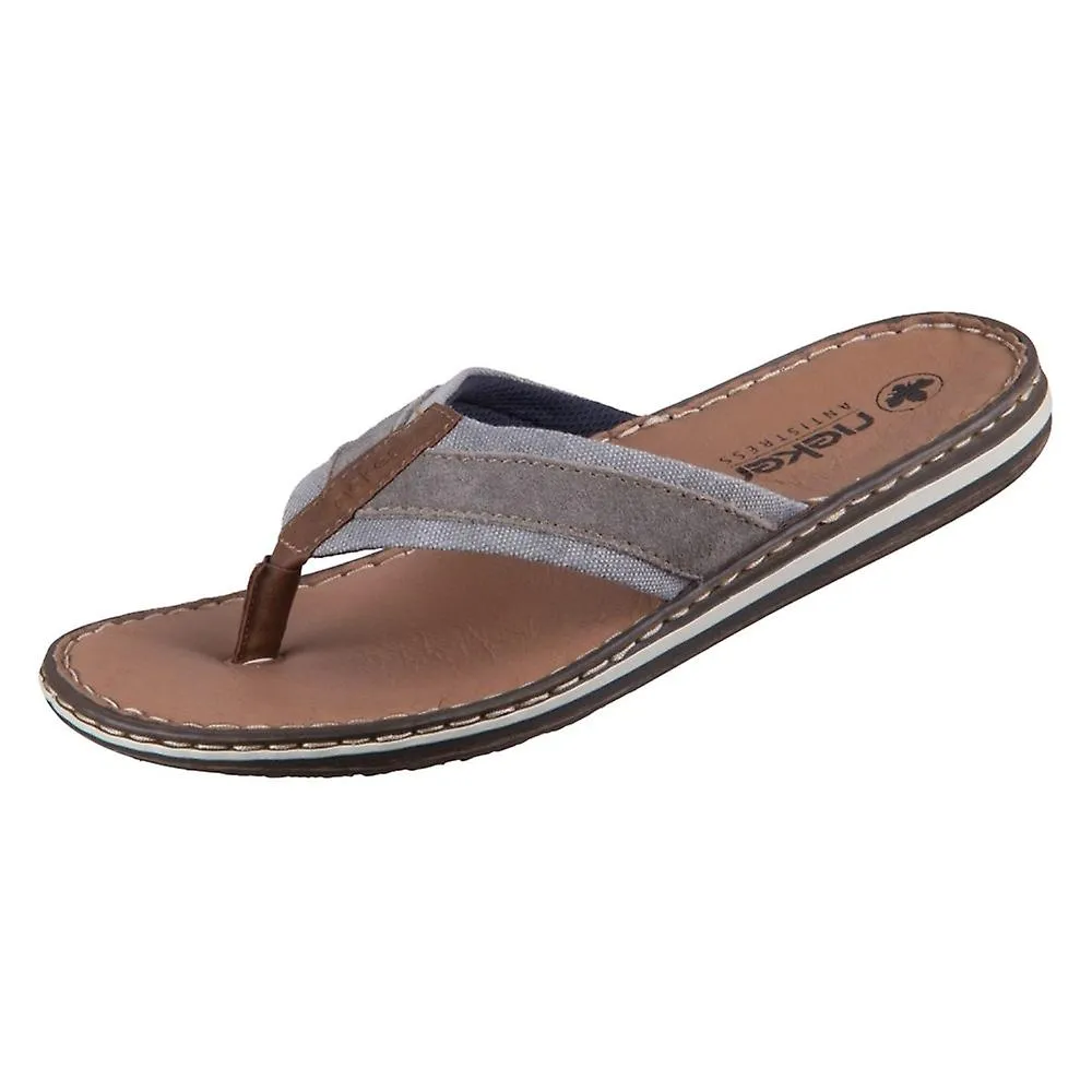 RIEKER MEN'S SANDALS  MANDEL SANTOS 2109542, UNIVERSAL SUMMER