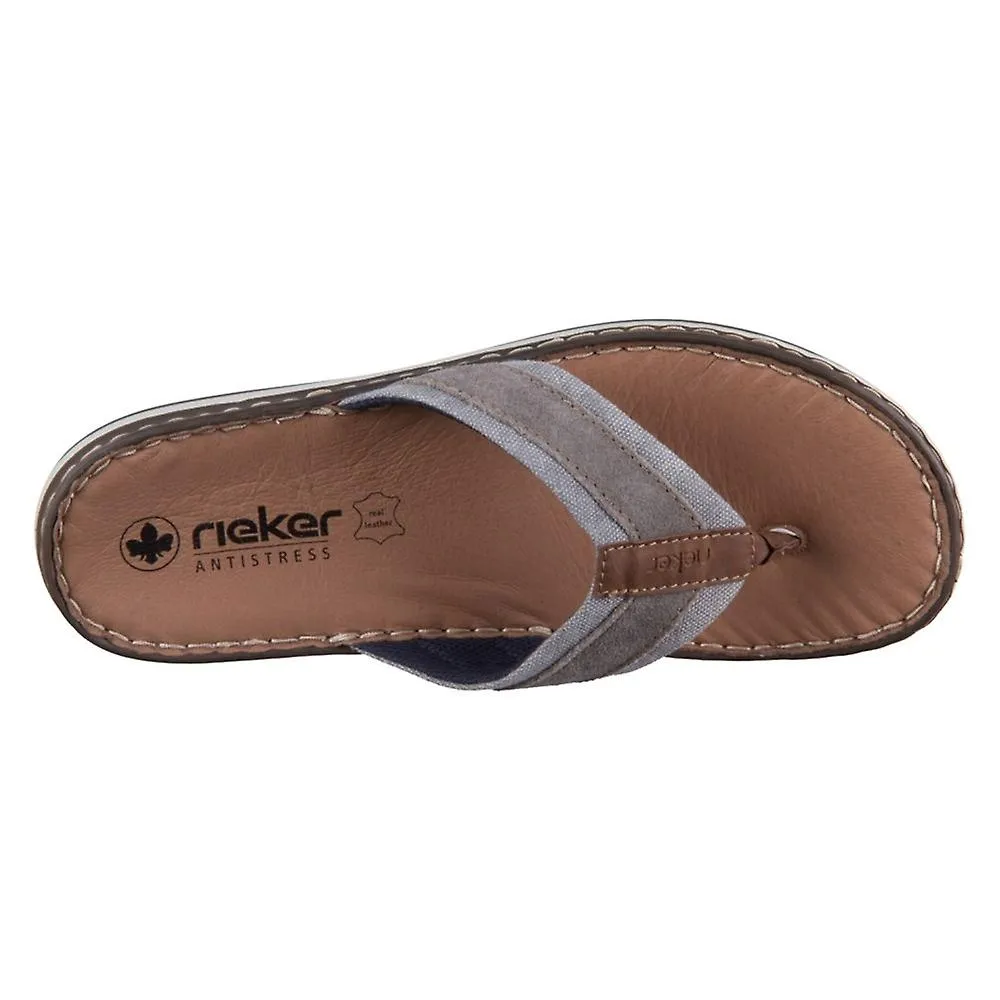 RIEKER MEN'S SANDALS  MANDEL SANTOS 2109542, UNIVERSAL SUMMER