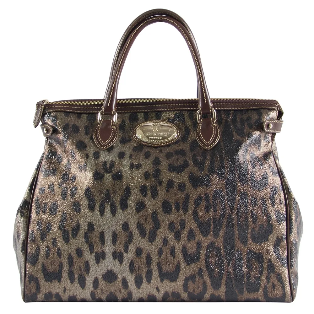 Roberto Cavalli Leopard Print Bag
