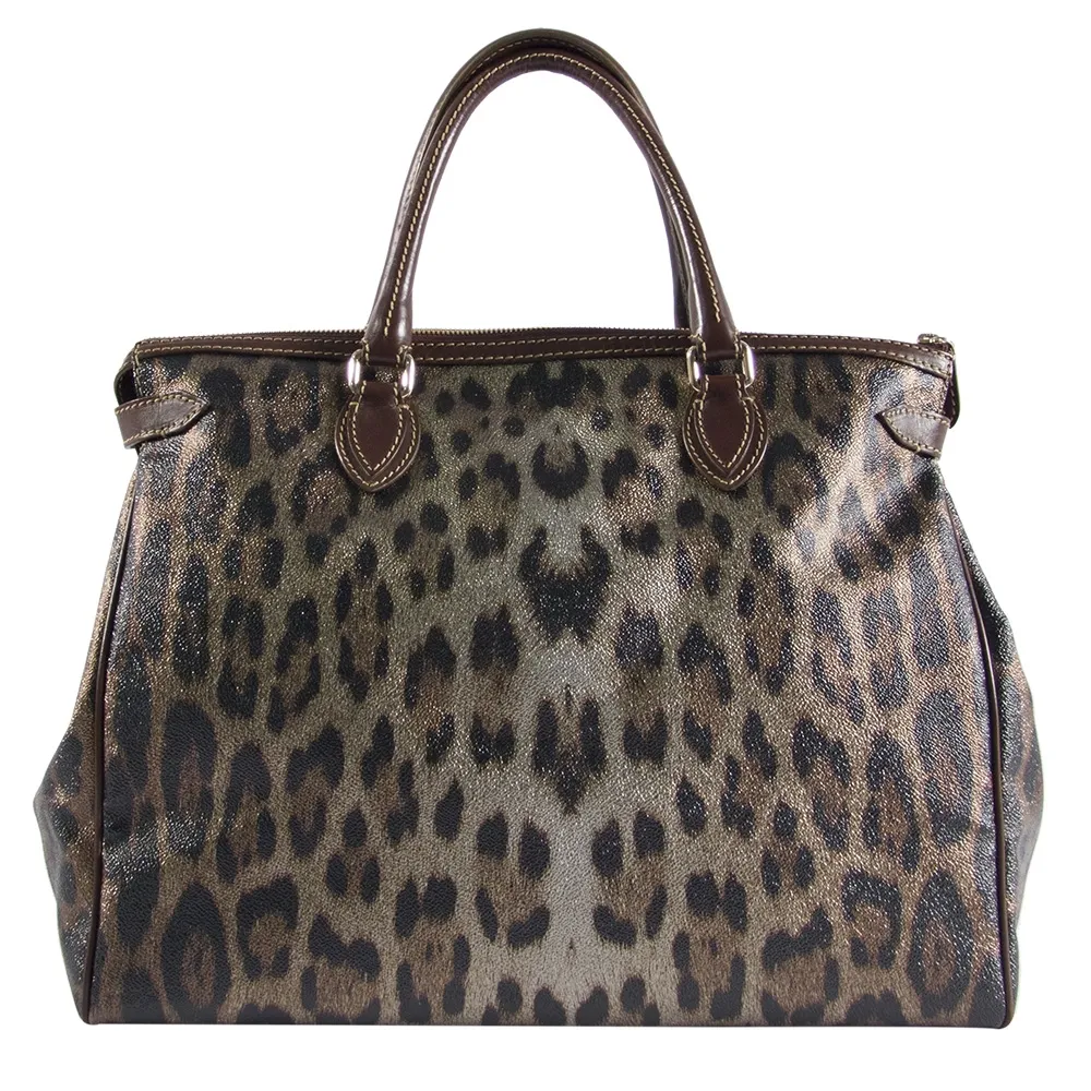 Roberto Cavalli Leopard Print Bag