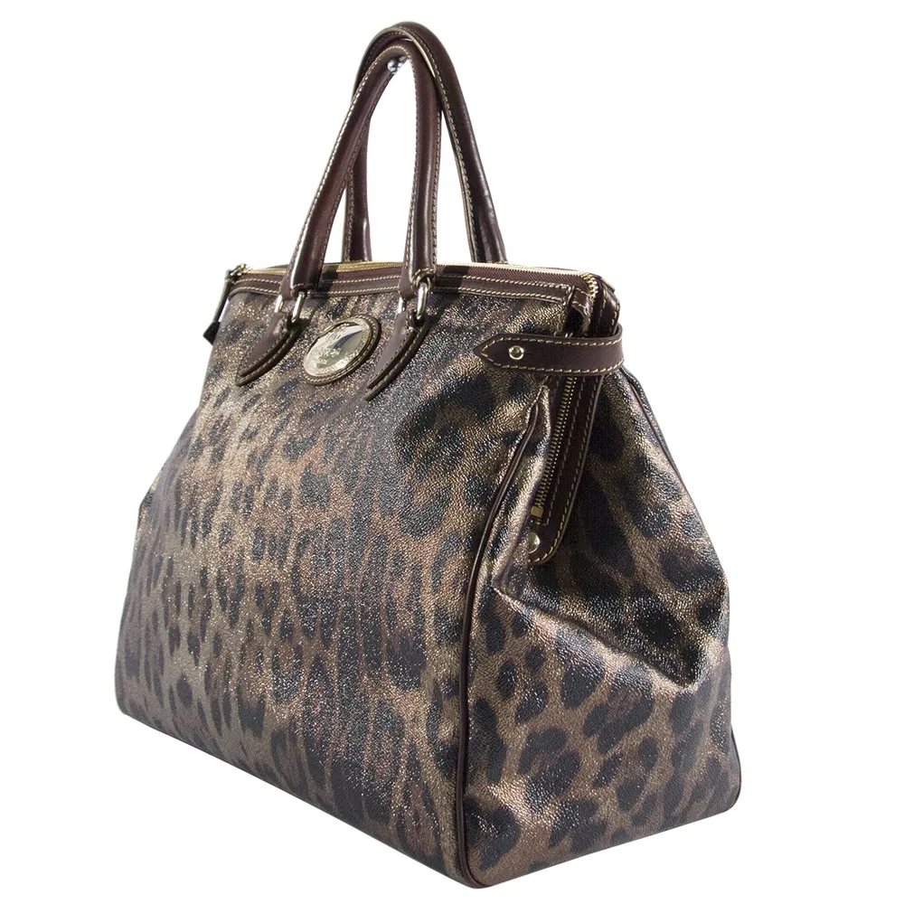 Roberto Cavalli Leopard Print Bag