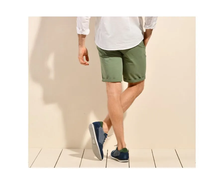 SAGE GREEN CHINO SHORTS FOR MEN  BARRY