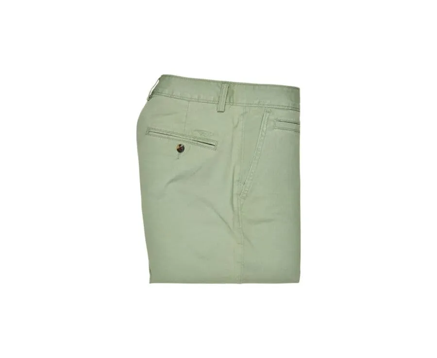 SAGE GREEN CHINO SHORTS FOR MEN  BARRY