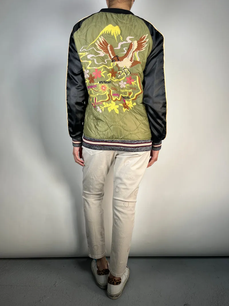 SCOTCH & SODA Bomber Silk Soiree
