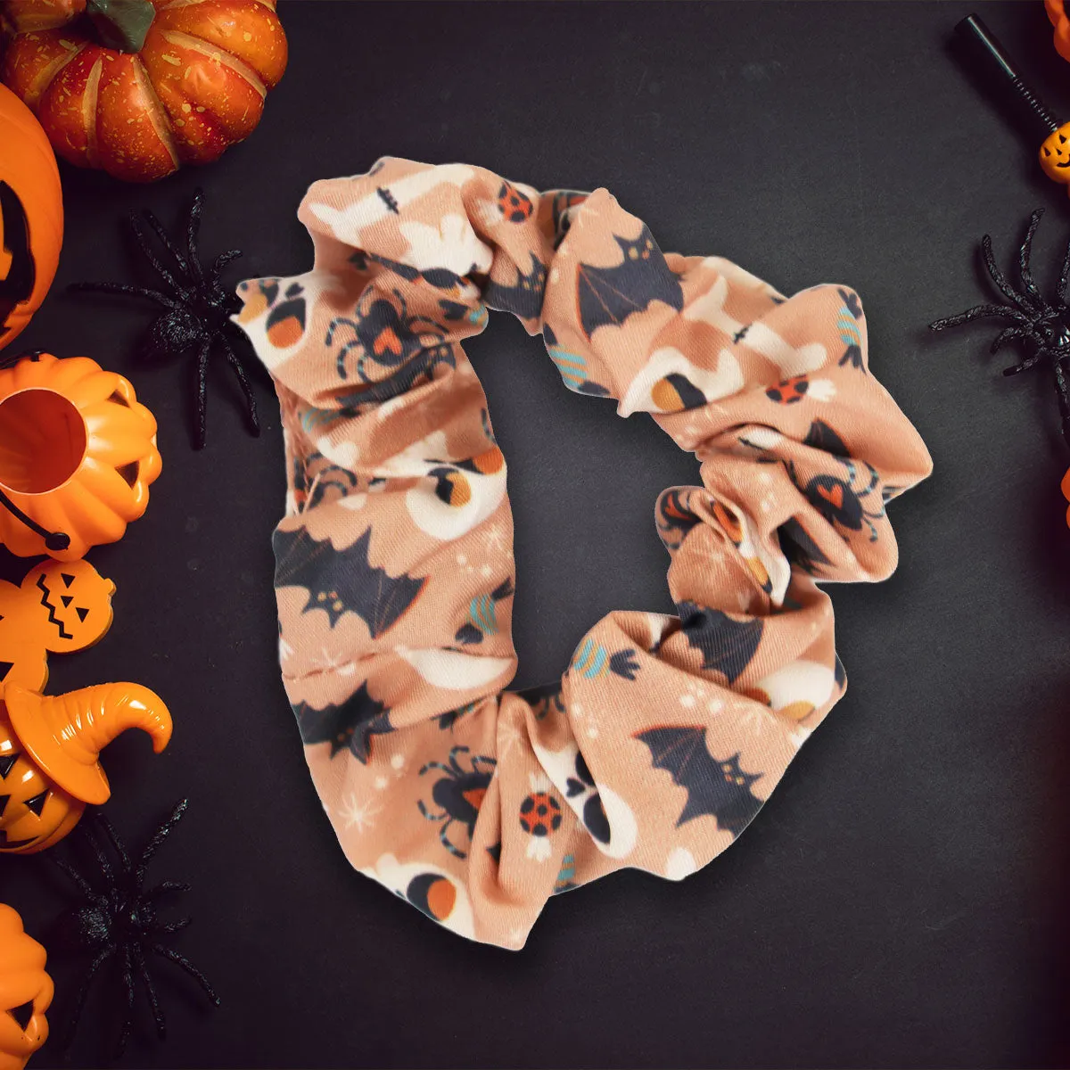 Bat Design Hair Scrunchie