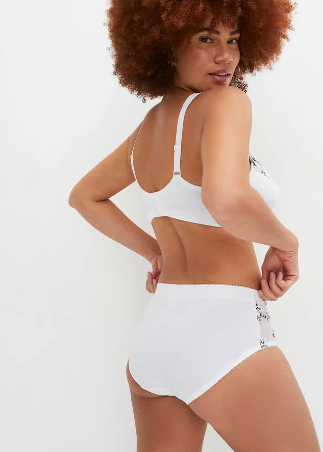 SHAPEWEAR PANTIES (2 PACK) WHITE + BLACKWHITE.